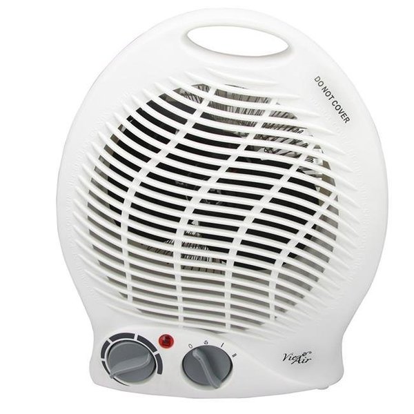 Vie Air Vie Air VA-301B 2-Settings White Home Fan Heater With Adjustable Thermostat VA-301B